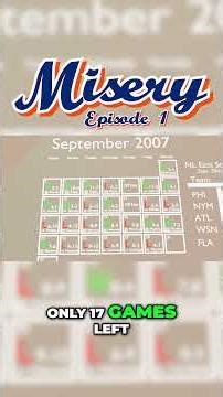 7 Games Up, 17 Left to Play | Brutal Mets 2007 Collapse
