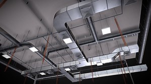 Lab Ceiling   HVAC system | Virus Laboratory - Buy Royalty Free 3D model by Naked Singularity Studio (@nakedsingularity)