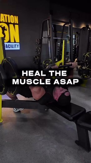 Heal the muscle ASAP #Coach #SelfMastery
