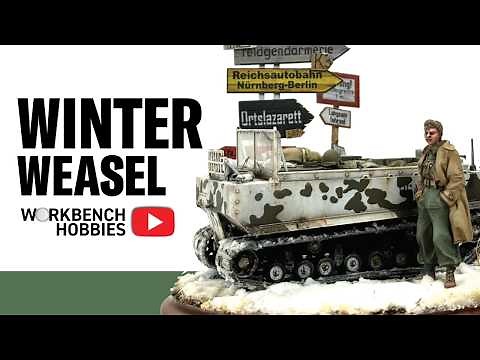 🪄Model Magic - Creating a Snowy Diorama Tutorial in 1:35 Scale