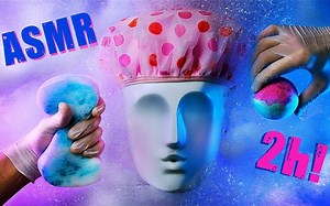 【ASMR Zeitgeist】长达2小时的泡泡水疗养生护理，作用于深度放松与睡眠的触发音