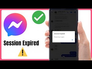 How To Fix Session Expired Problem On Messenger (2025) | Messenger Session Expired Fix