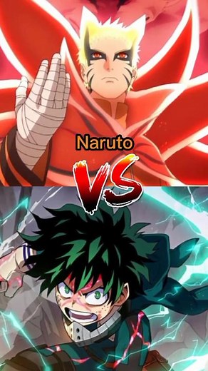 Naruto VS Deku #naruto #vs #deku #ainime #animeedit #debatanime #animedebat