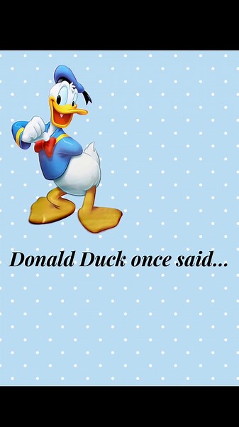Donald duck #fyp #smile #disney #donaldduck