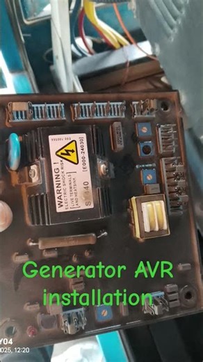 generator AVR installation