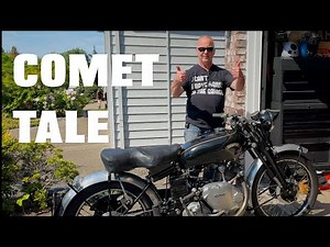 1951 Vincent Comet Motorcycle - last ride!