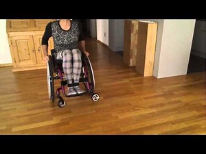 Paraplegic pretender wheelie