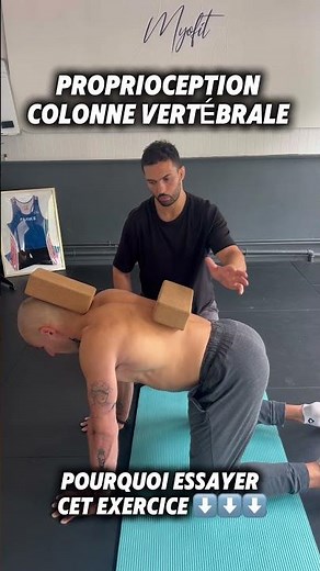 Exercice proprioception de la colonne vertébrale