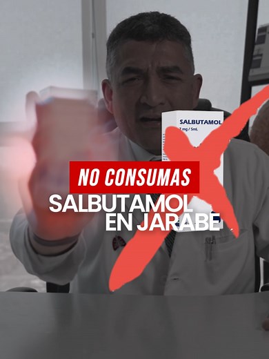 Por qué evitar el salbutamol en jarabe