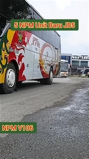 Lima Unit Baru Bus NPM JB5 Masuk By Pass Kota Solok Menuju TBS untuk Berpose
