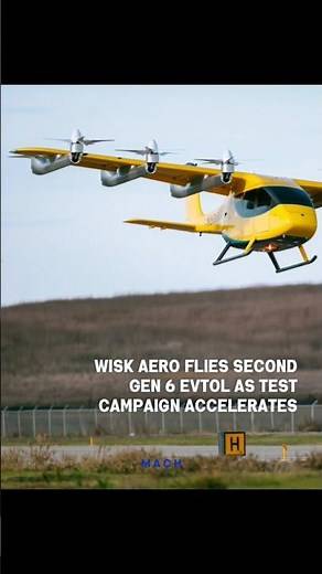 Wisk Aero Flies Second GEN 6 eVTOL as Test Campaign Accelerates