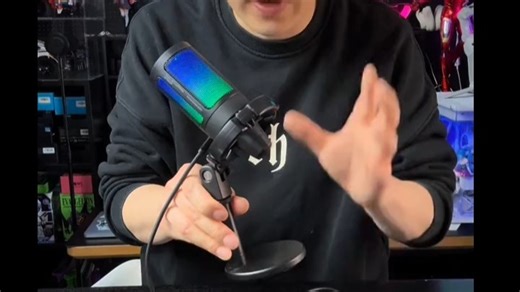 FIFINE电脑麦克风直播游戏电竞主播唱歌电容降噪抖音视频笔记本台式usb有线指向收音外置话筒A6悬臂