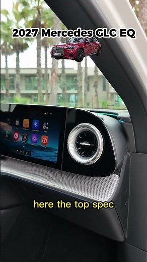The futuristic interior of the 2027 Mercedes GLC EQ 😯!