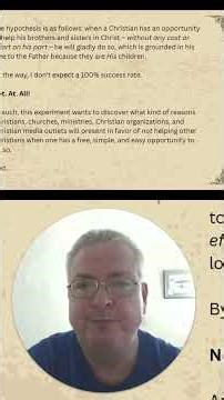 The Christian Experiment: Helping Brothers & Sisters in Christ #shorts