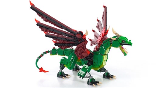 LEGO Creator 3 合 1 中世纪龙主模型评测！31161【 JANG's LEGO Reviews】【中文机翻】