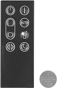 Remote Control fit for Dyson TP04 DP04 Pure Cool Purifying Fan,Part 969154-02 Replacement Controller (Black,with Magnetic)