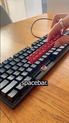 Replacing My Keyboard Keys, Space Bar