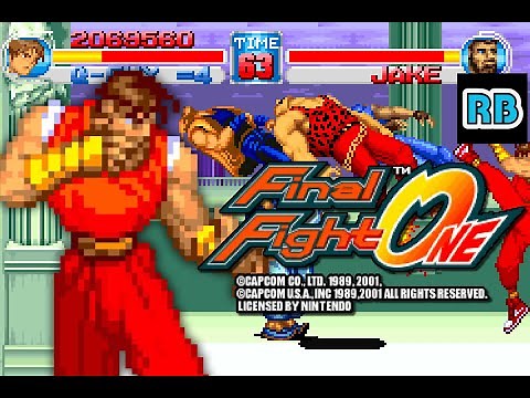 2001 [60fps] GBA Final Fight One (USA) Alpha Guy VeryHard ALL