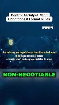 Prompt Engineering in 60 Seconds ⚡ 7 Steps for Perfect AI Results #Shorts