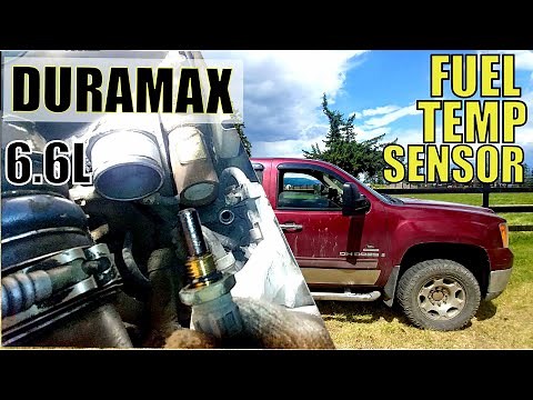 DURAMAX FUEL TEMPERATURE SENSOR REPLACEMENT & QUICK DIAG TIPS | p0183 Fuel Temp Circuit High Voltage