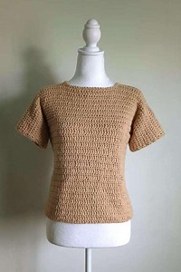 Crochet Tee Pattern: Everyday Two Panel Top, Sizes S-5X (PDF Download) - Etsy