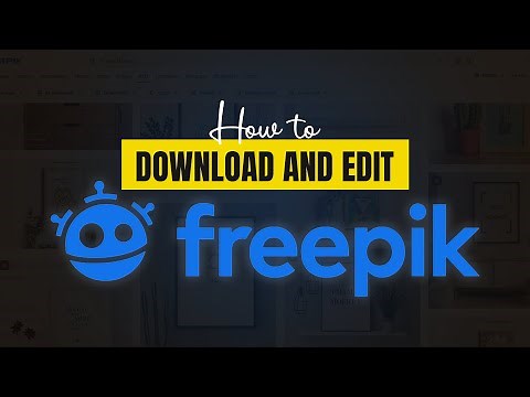 How to Edit Freepik PSD File in Photoshop | Edit Freepik Mockup | Tutorial for Beginners