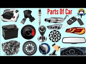Car Parts Vocabulary | Parts Of Car | Car Parts Name | Easy English Learning Process