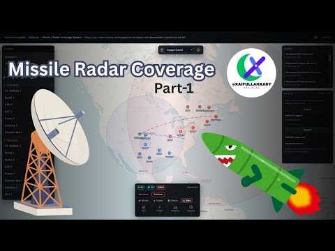 Missile Radar Coverage & Defense Simulation System | AI-Powered Geospatial Planning Part 1