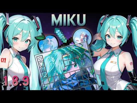 Hatsune Miku | Minecraft Anime Texture Pack | 1.8.9 PvP