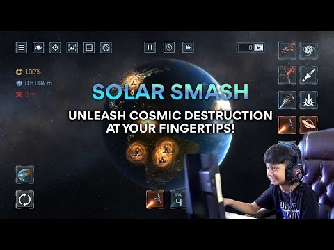DESTROYING PLANETS with CRAZY WEAPONS! | Solar Smash Gameplay