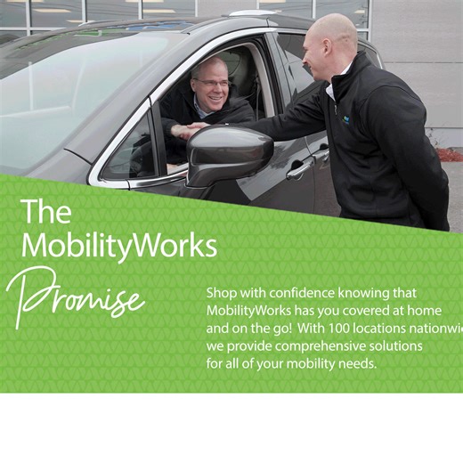Shop with confidence knowing that MobilityWorks has you covered at home and on the go! With 100 locations nationwide we provide comprehensive solutions for all of your mobility needs. https://www.mobilityworks.com/inmotion/ | MobilityWorks