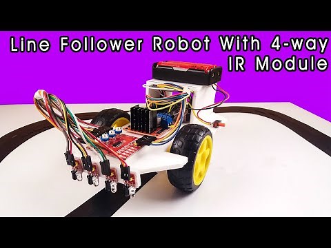 How to make an ARDUINO LINE FOLLOWER ROBOT | DIY ARDUINO LINE FOLLOWER ROBOT Tutorial [Code\\Circuit]