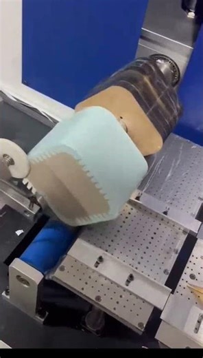 Servo Lining Machine – For Square Rounded-Corner Boxes, Auto & Precise#machine #shorts