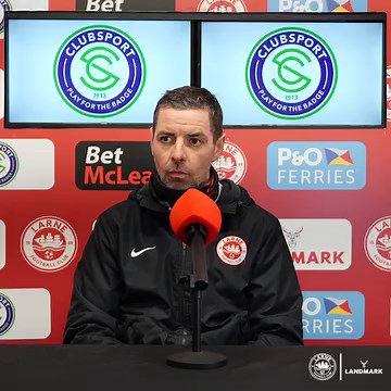 “𝗪𝗲 𝗻𝗲𝗲𝗱𝗲𝗱 𝘁𝗼 𝗮𝘀𝗸 𝗺𝗼𝗿𝗲 𝗾𝘂𝗲𝘀𝘁𝗶𝗼𝗻𝘀 𝗼𝗳 𝗚𝗹𝗲𝗻𝗮𝘃𝗼𝗻 𝗶𝗻 𝘁𝗵𝗲 𝘀𝗲𝗰𝗼𝗻𝗱 𝗵𝗮𝗹𝗳” 🗣️ #WeAreLarne #ForTheTown | Larne Football Club