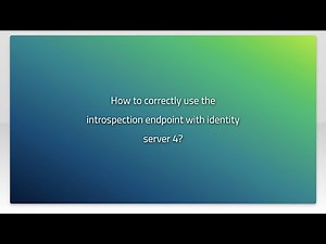 How to correctly use the introspection endpoint with identity server 4?