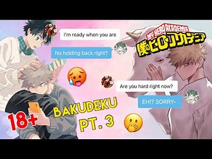 DEKU STAYING AT BAKUGO'S PT.3! 🧡💚 BakuDeku (DekuBaku 👀) || MHA Texting Story