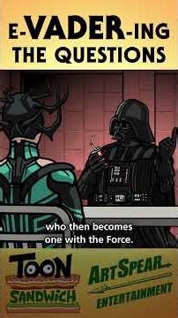 Darth Vader sucks - TOON SANDWICH #funny #starwars #darthvader #crossover #marvel #animation