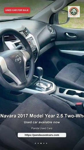 Used Car For Sale: Nissan Navara 2017 Model Year 2.5 Two-Whee