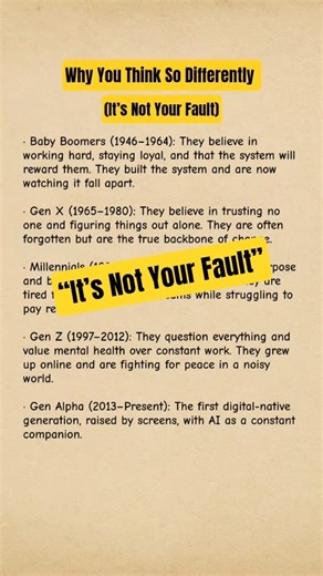 “Why You Think So Differently (It’s Not Your Fault)” #alphafacts