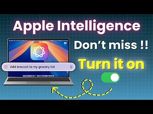 How To Turn On Apple Intelligence on Mac?