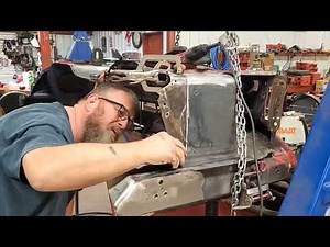 installing kick panel and more cab repair.