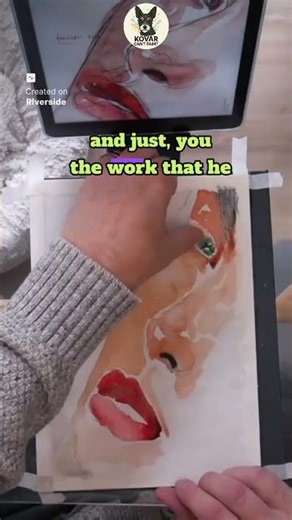 How I Painting Like KASIQ (Beginner Ink & Wash Portrait)