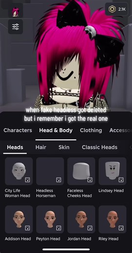 The Real Headless Item in Roblox Explained