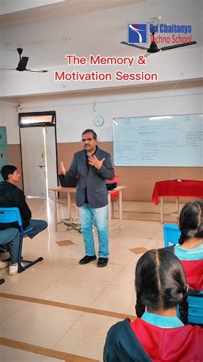 Ksis Powered by Sri Chaitanya Techno School Nashik on Instagram: "THE MEMORY & MOTIVATION SESSION by Mr. Amit Sir from the Hyderabad Head Office at Nashik-1 Branch ✨ Specially designed for high school students, the session offered powerful memory techniques, strong motivation, and clear direction for exams and future success. Heartfelt thanks to Mr. Amit Sir for such an inspiring and impactful session! 🌟 #MemoryAndMotivation #StudentSuccess #ExamPreparation #HighSchoolMotivation #instagramreels