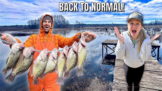 Draining lake returns to normal as anglers smash big slabs