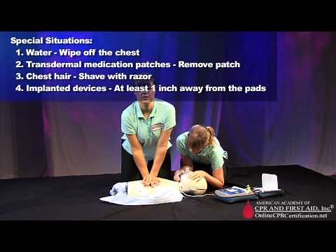 CPR Training Video - How to Use an AED on an Adult Victim
