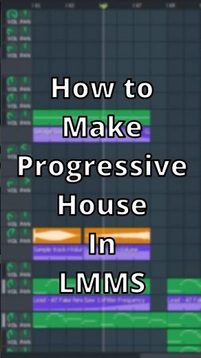 (6) How to make Emotional Progressive House by using LMMS #lmms #edm #progressivehouse
