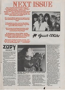 Zodiac Mindwarp - October 1987