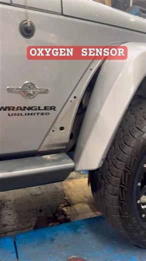 JEEP WRANGLER oxygen sensor access #oxygensensor #jeep #jk #fyp