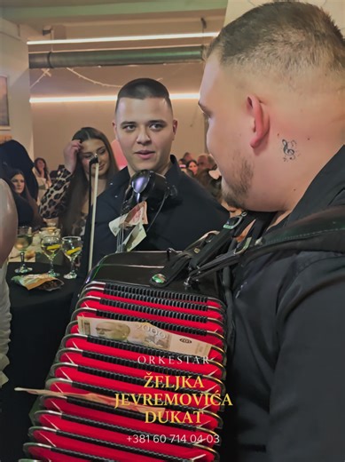 Hej mala malena, srce si mi zavela ❤️ 🪗 Orkestar Željka Jevremovića DUKAT 🪗 ☎️ 381 60 714 04 03 ☎️ 🎥 Narodna Uživo Muzika sa Balkana – Snimanje i Promocija Orkestra i Bendova 🎥 🎶 Svaka pesma, svaki ton, svaki trenutak – zabeležen na pravi način! 🎶 📞 Kontaktirajte nas i rezervišite termin! 📲 381 62 820 47 57 📢 Iznajmljivanje ozvučenja i rasvete 🔊 DJ za vaše rodjendane. 062 820 47 57 Valente #NarodnaUživoMuzikaSaBalkana #MuzikaSaBalkana #UživoMuzikaSaBalkana #reels